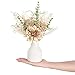 Mkono Small Artificial Flowers in Ceramic Vase 12.5