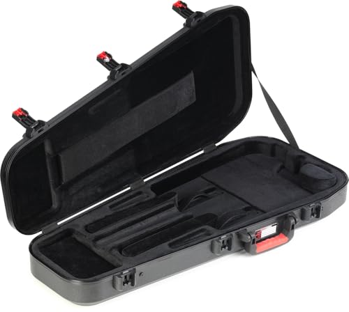 Gator Cases - Funda moldeada para guitarras eléctricas sin cabeza con cierre de bloqueo aprobado por...