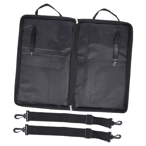 Garneck Drumstick Storage Bag Large Capacity Drumstick Holder Backpack Drum Gig Bag Oxford Cloth for Accessories