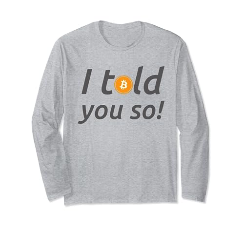 Blockchain Bitcoin con símbolo de criptomoneda BTC Manga Larga