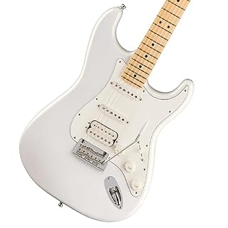 Fender Juanes Stratocaster MN Luna White Satin guitare électrique avec étui deluxe - Les Beatles, Paul McCartney, John Lennon, RIngo Starr, George Harrison