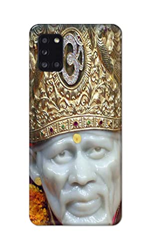 Image of PRINTFIDAA Sai Baba Lord Shiridi Great God Hinduism Hindu Religious Printed Designer Hard Case for Samsung Galaxy A31, SM-A315F / DS, SM-A315G / DS Back Cover -(e) RPM1005