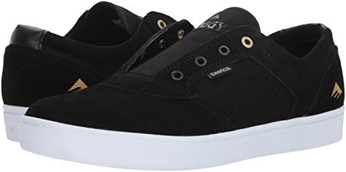 Emerica Men's FIGGY DOSE Skate Shoe, Black/White/Gold, 5 Medium US | Image 6