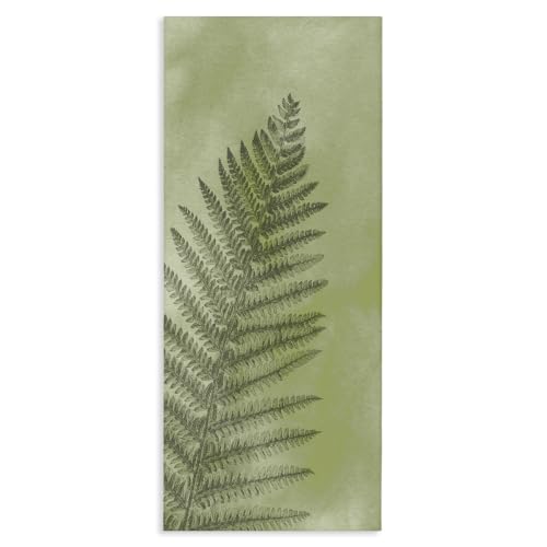 Intricate Fern Botanical Nature, 10 x 24 Inch Canvas Wall Art