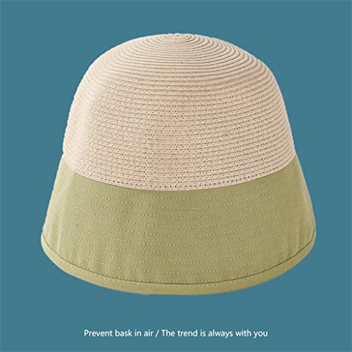 Chapeau de soleil pliable contre les UV - Visière Panama YXWYXWA