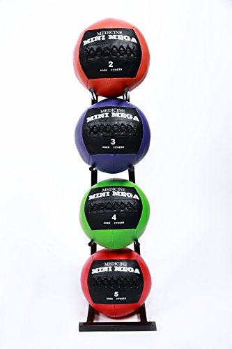 Ader 10 Soft Mega Medicine Ball Set 2,3,4,5 LB W/Balls Rack,