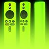 Funda para control remoto de Mi Box S, carcasa para control remoto de Xiaomi Mi TV Stick, funda para controlador TVBOX S 4K, brillante en la oscuridad verde 2