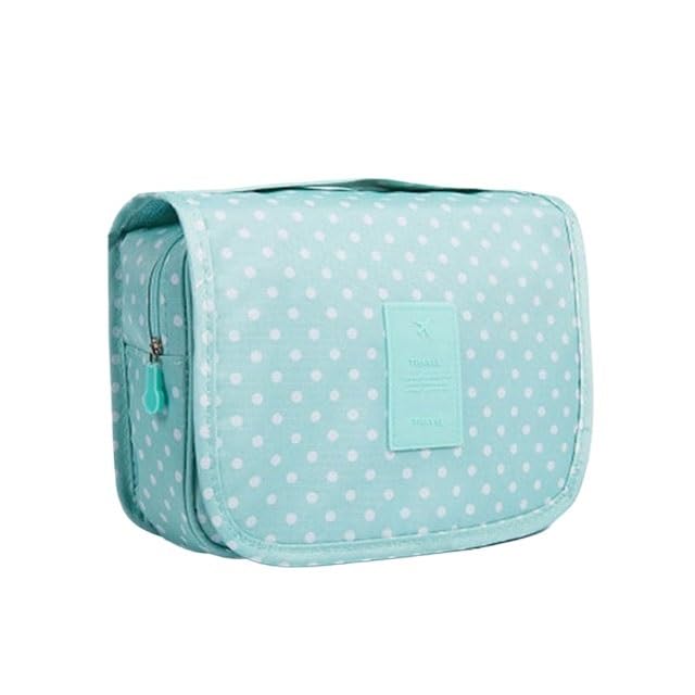 Borsa da Toilette, Trousse cosmetica da Donna, Astuccio da Viaggio Impermeabile, Organizer per Articoli da Toilette, Beauty Case, Contenitore per Il Trucco da Bagno con Gancio, lav