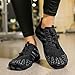 ERTUPE Hike Barefoot Shoes for Women Men Wide Toe Box Water Shoes Non Slip Breathable Lightweight Sneakers for Hiking Walking Running Swimming Beach Pool Yoga Footwear Black