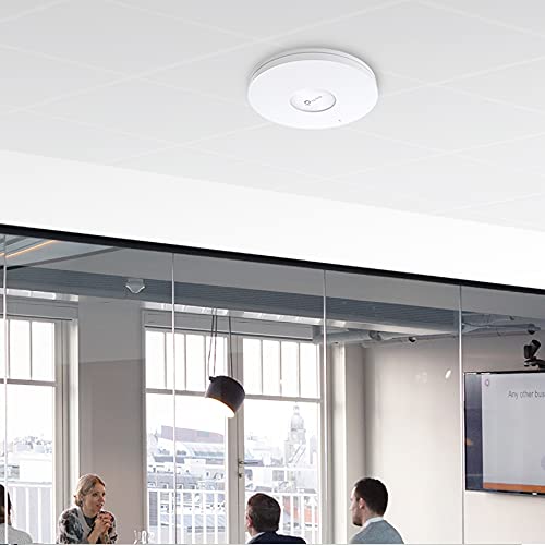 Image of TP-LINK EAP610 AX1800 Wireless Dual Band Ceiling Mount Access Point, WiFi 6, 1201 Mbps 5GHz, OMADA, Centralised Cloud, PoE+ Powered