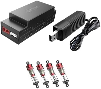 MOONZON 7.4V 1100mAh LiPo Battery With USB Charger – Replacement Battery For H102 High Speed RC Boat