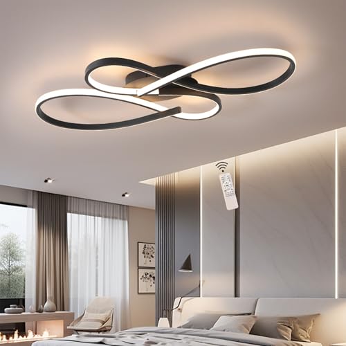 Lampe de plafond LED dimmable avec télécommande pour régler l'ambiance du salon