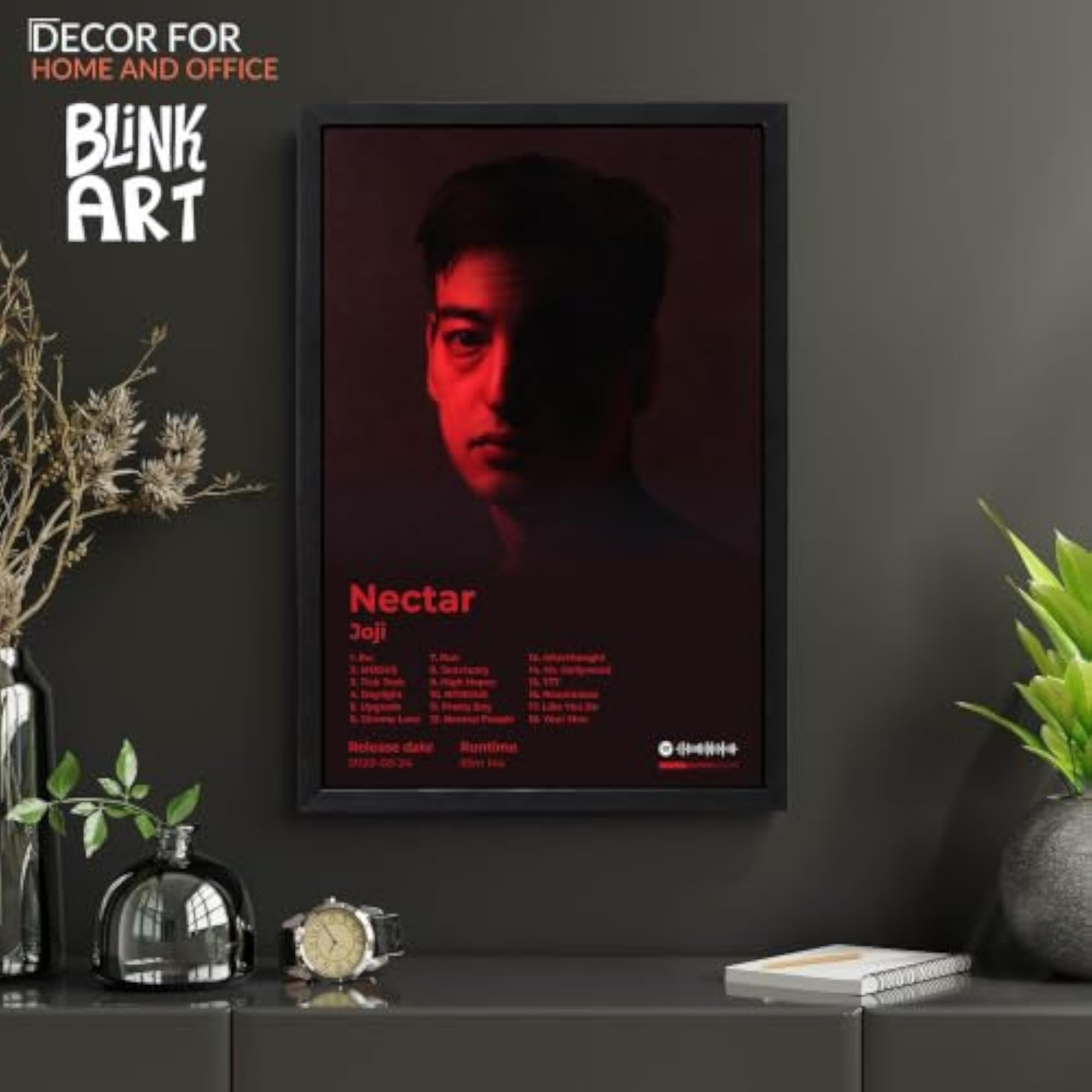 Joji Nectar Album Cover Poster Framed Wall Art