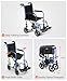 OS MOTOR Lightweight Foldable Transport Wheelchair with Handbrakes, 16