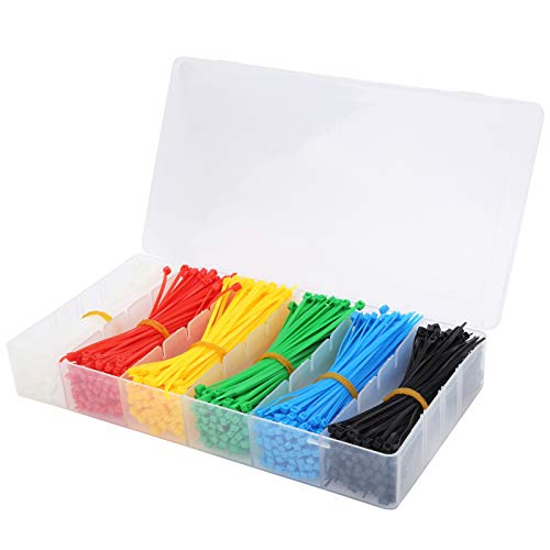 Bridas de 100 mm multicolor de plástico resistente para sujetar cables y manualidades 2