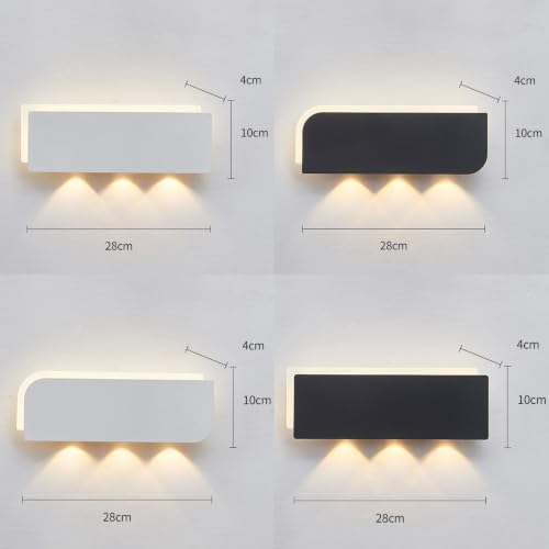 Apliques de pared LED modernos con mando a distancia para iluminar el dormitorio 5