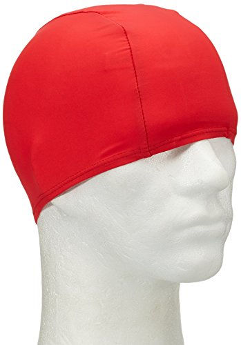 Atipick - Gorro natacion elastan en bolsa, rojo