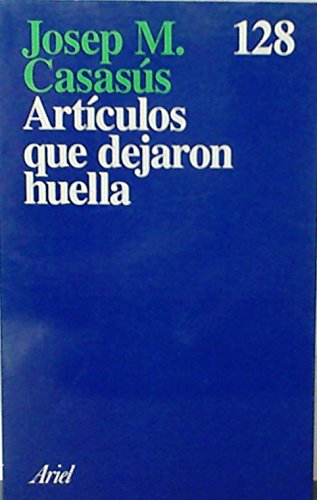 Portada de Articulos que dejaron huella