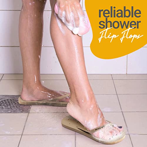 Shower Shoez Women's Non-Slip Pool Dorm Water Sandals Flip Flops3