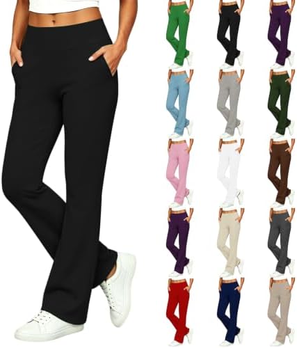 Womens Dress Pants Teachers Office Work Casual Strectchy High Wai...