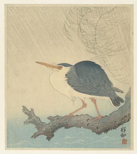 Peinture Decorative sur Toile Ohara Koson d'une finesse d'impression exceptionnelle