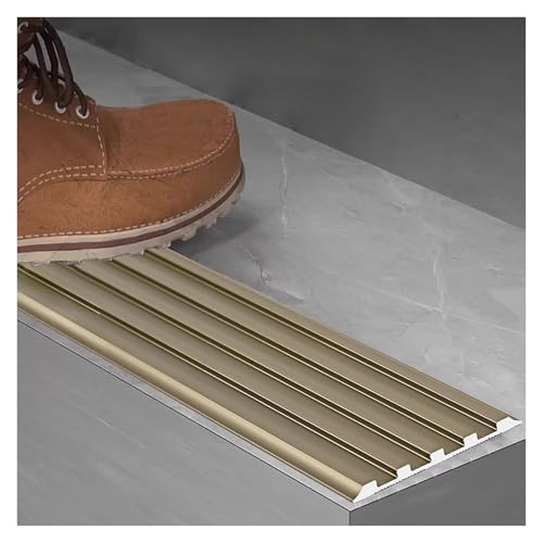 Protection de bord d'escalier alliage alu haute traction 1m pour rénovation de marche