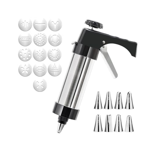 Swanwish Cookie Press Gun Kit - Home & Kitchen Spritz Cookie Maker