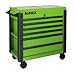 Sunex Tools (SUN8035XTFDLG) 6 Drawer Slide Top Cart with Power-Lime Green