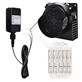 DONGERMAER Replacement Inflatable Fan Replacement, 1.5A Adapter for Christmas HalloweenYard Inflatables Blow Up Outdoor Inflatable Holiday Easter 1A Fan Blower 1.5A Adapter