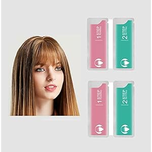 Afwerkingscrème voor gebroken haar, reparatiemiddel voor pony’s, 1+2 combinatie tot correctie van pony permanenten…
