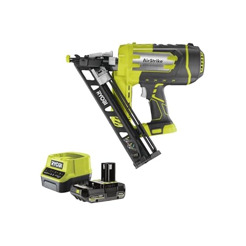 Pack RYOBI Cloueur de finition incliné à air comprimé R15GN18 0 18V One+ 1 batterie 2.0Ah 1 chargeur rapide RC18120 120 - vue 2