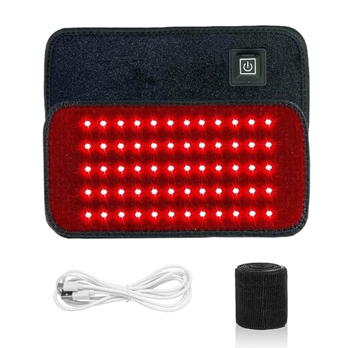 Ceinture luminothérapie rouge 60 LED appareil de massage abdominal et dorsal rechargeable USB