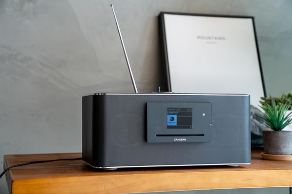 SANGEAN DDR-75 BT Premium All-in-One Musik System mit Internet-Radio, Musik-Streaming, DAB+, FM, AUX, USB – Einfache Bedienung via Control-App, Schwarz – Bild 8