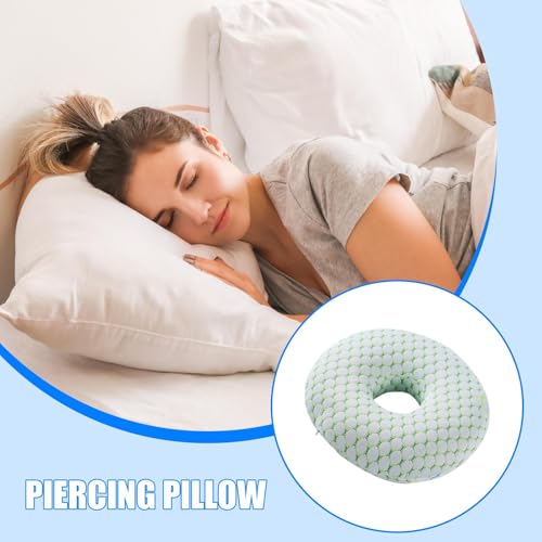 Ear Piercing Pillow, Piercing Pillow for Side Sleepers, Headrest with Ear Hole | Ergonomic for Spa, Bedroom, Yoga, Workplace, Camping, Travel, Living Room, Sleeping – Image 4