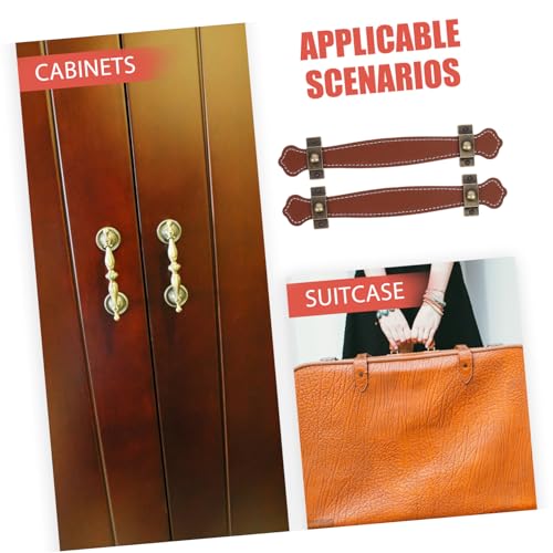 Tiradores de cuero para dar un toque vintage a los cajones del baño y armarios de su hogar 5