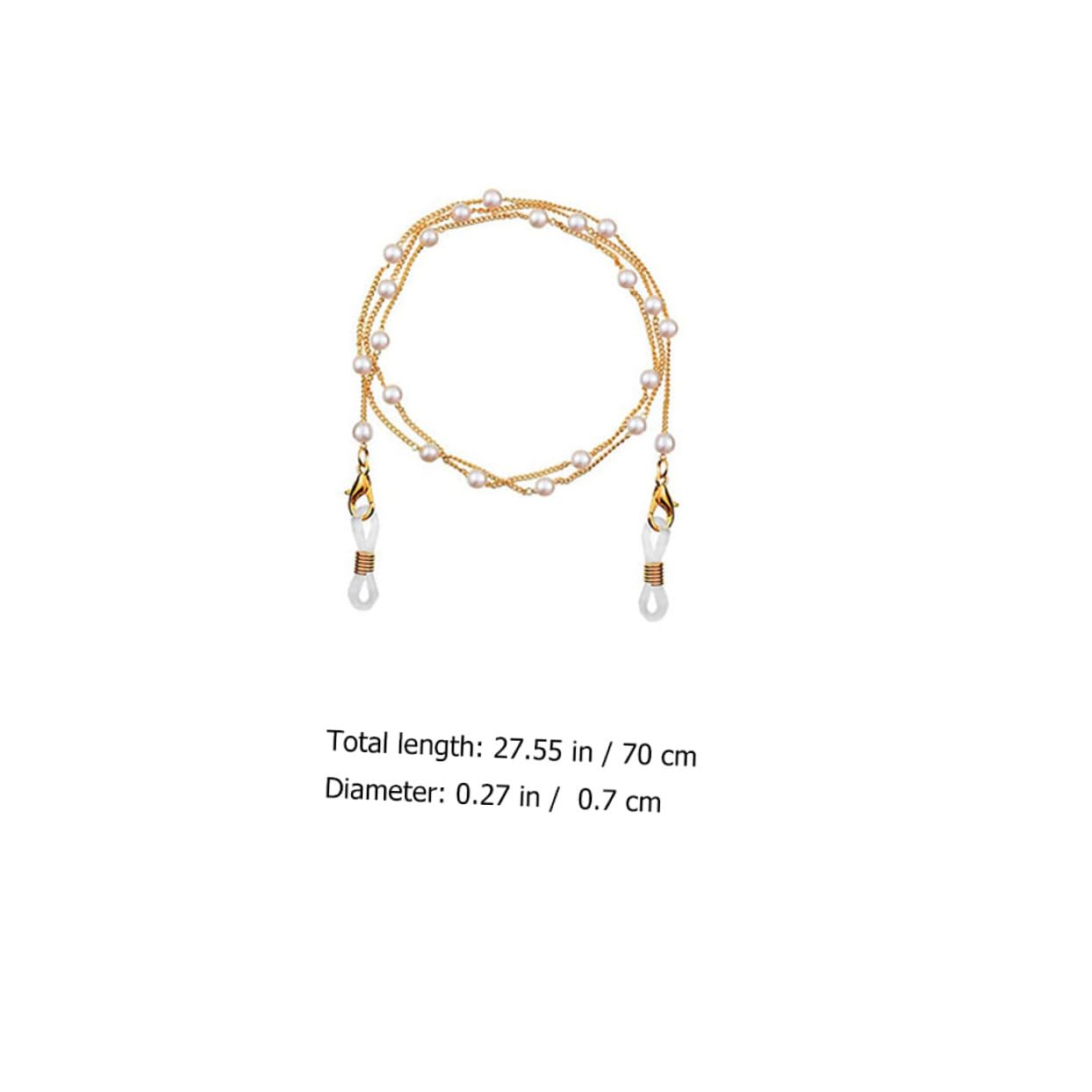 BESTYASH Occhiali Da Vista Catena Maschera Catena Occhiali Fermo Cordino Anti-Perso Occhiali Cavi Occhiali Supporto Della Cinghia Alla Moda Occhiali Decori Porta Occhiali Occhiali Di Moda