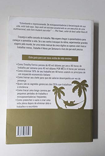 Trabalhe 4 Horas Por Semana (Em Portuguese do B... [Portuguese] 8576653540 Book Cover