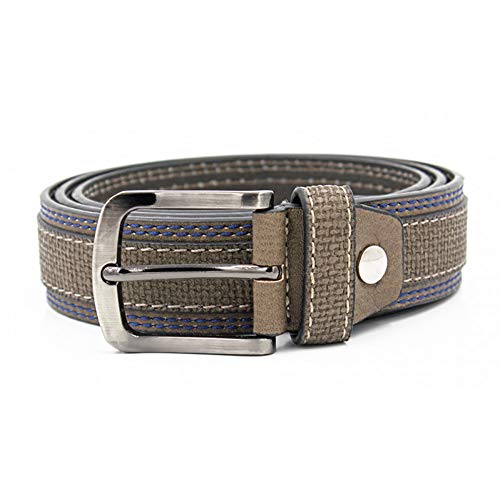 Ceinture décontractée pour hommes en cuir véritable, idéale pour vos jeans et chinos