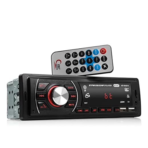 Som Automotivo 100w Bluetooth Auto Rádio Fm Mp3 Player Usb Sd Aux Carro com Controle Remoto