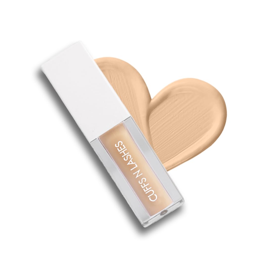 Cuffs N Lashes Cover It All Liquid Concealer Chai-08 | 6ML | Full Coverage Long Lasting Lightweight Formula | Crease-Free Blendable Makeup Base | Smooth Flawless Finish for All Skin Types-image-2