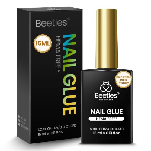 Beetles 15ml HEMA-Free Nail Glue Gel, TPO Free UV Nail Glue