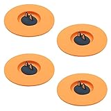 Resistente a altas temperaturas: 220 ℃ de resistencia a altas temperaturas, las tapas de silicona para bebidas se pueden utilizar para bebidas frías o calientes, adecuadas para tazas, tazas, vasos.