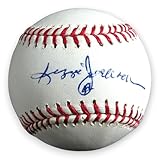 Reggie Jackson Signed Autographed Baseball A's Angels Yankees PSA U08028