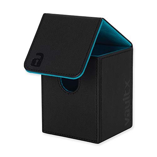 Vault X Premium Exo-Tec Trading Card Deck Box - Large Size For 80+ Sleeved Cards - Pvc Free Card Holder For Tcg (Electric Blue) #TOP2
