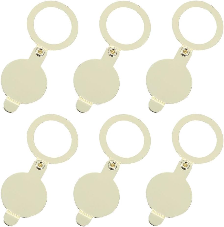 SMASOLO 6pcs Front Door Peephole Cover Privacy Door Viewer for Apartment Security Hotel Door Viewer Protector and Home Use 2. 16x0. 86x0. 20in