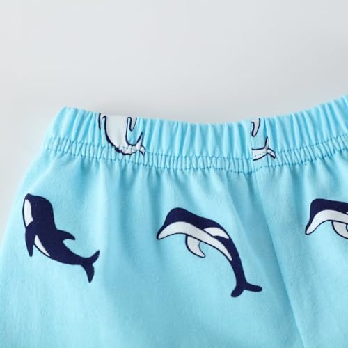 Image of Toddler Boy Clothes Kids Summer Cotton Outfits Shirt Short Sets Size 2-7