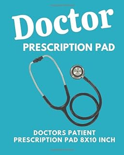 Doctor Prescription Pad: Doctors Patient Prescription Rx Pad Paper