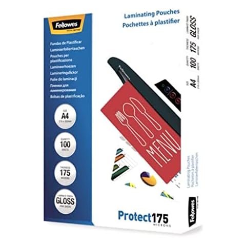 Pochettes Fellowes A4 175 microns Cover