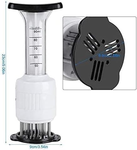 Ablandador e Inyector de Carne 2 en 1 con Agujas de Acero Inoxidable miniatura 2