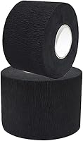 Vista 1 de 2 rollos de tiras de papel de cuello negro para peluquería banda para el cuello de peluquería tiras de peinado de papel para peluquería